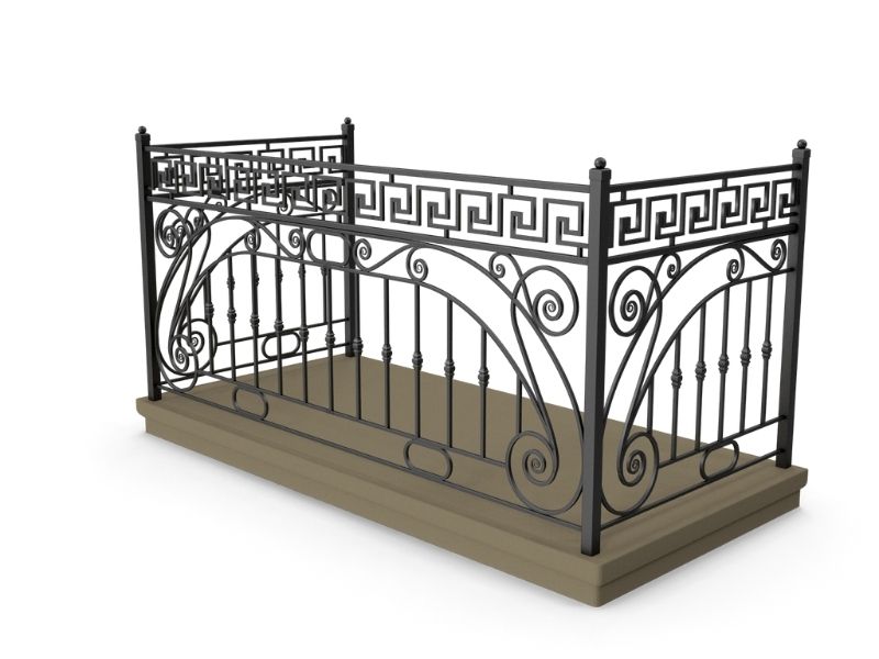 Garde-corps Aluminium et Fonte