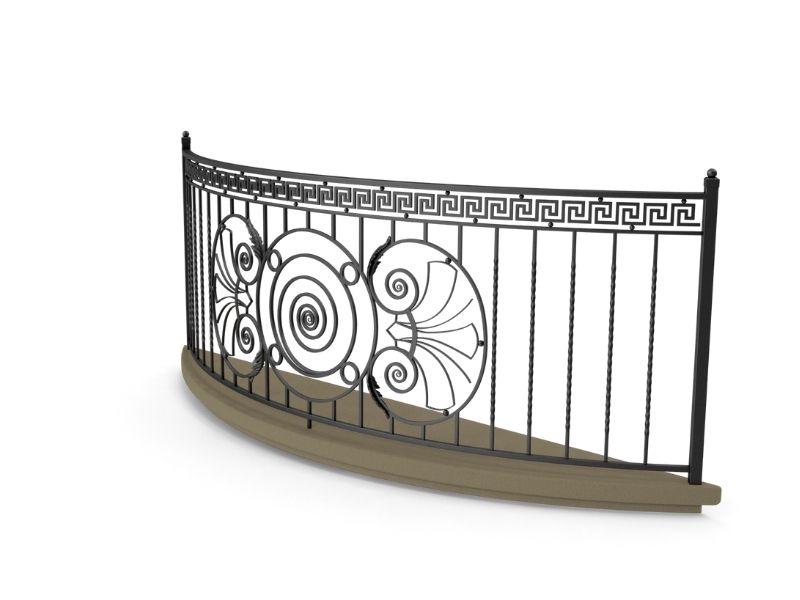 Garde-corps Aluminium et Fonte