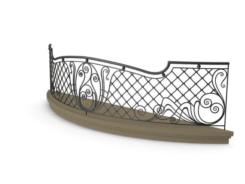 Garde-corps Aluminium et Fonte